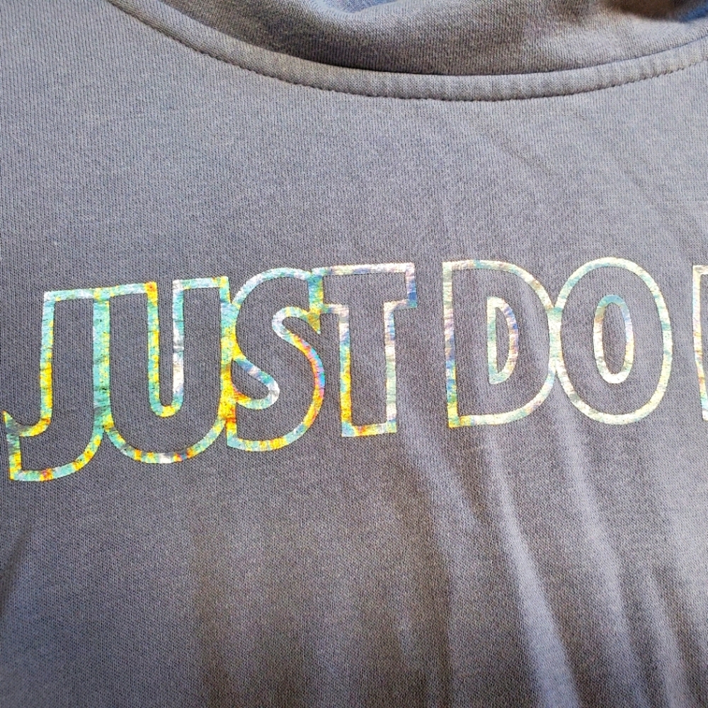 Nike "Just Do It" Cowl Neck Hoodie,